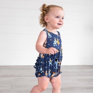 Little Sleepies Bluey Bubble Rompers (12-18mo)